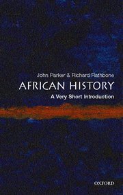 Cover for 

African History: A Very Short Introduction






