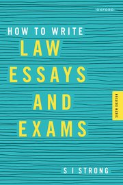 Cover for 

How to Write Law Essays & Exams






