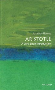 Cover for 

Aristotle: A Very Short Introduction






