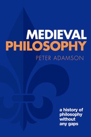 Cover for 

Medieval Philosophy






