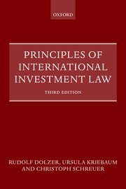 Cover for 

Principles of International Investment Law






