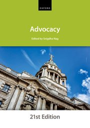Cover for 

Advocacy






