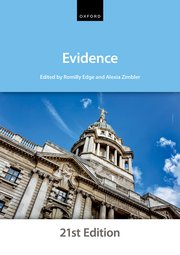 Cover for 

Evidence







