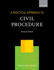 Cover for 

A Practical Approach to Civil Procedure






