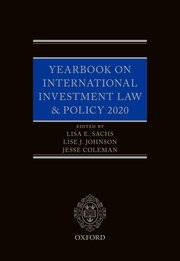 Cover for 

Yearbook on International Investment Law & Policy 2020






