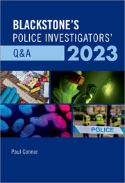 Cover for 

Blackstones Police Investigators Q&A 2023






