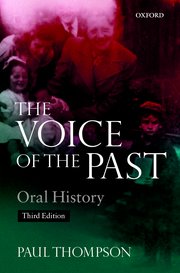 Cover for 

Voice of the Past






