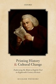 Cover for 

Printing History and Cultural Change






