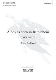 Cover for 

A boy is born in Bethlehem (Puer natus)






