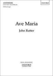 Cover for 

Ave Maria






