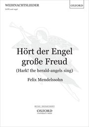 Cover for 

Hört der Engel grosse Freud (Hark! the herald-angels sing)






