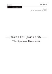 Cover for 

The Spacious Firmament






