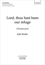 Cover for 

Lord, thou hast been our refuge






