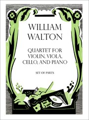 Cover for 

Quartet for Violin, Viola, Cello, and Piano






