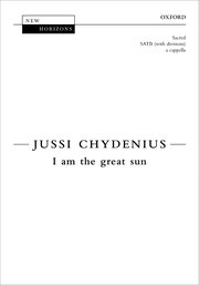 Cover for 

I am the great sun







