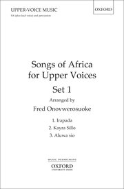 Cover for 

Songs of Africa for Upper Voices Set 1






