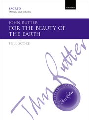 Cover for 

For the beauty of the earth






