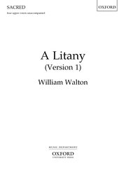 Cover for 

A Litany






