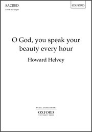 Cover for 

O God, you speak your beauty every hour






