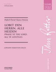 Cover for 

Lobet den Herrn, alle Heiden (Praise ye the Lord, all ye Gentiles)






