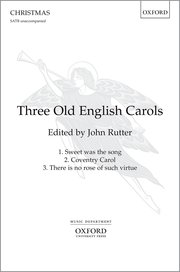 Cover for 

Three Old English Carols






