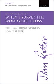 Cover for 

When I survey the wondrous cross






