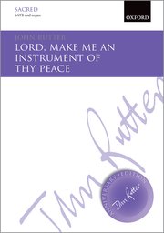 Cover for 

Lord, make me an instrument of thy peace






