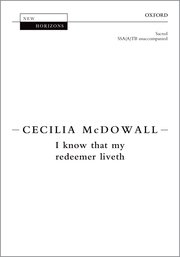 Cover for 

I know that my redeemer liveth






