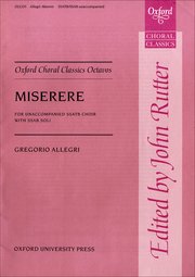 Cover for 

Miserere






