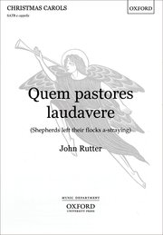 Cover for 

Quem pastores laudavere






