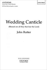 Cover for 

Wedding Canticle







