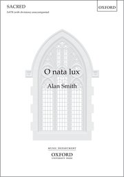 Cover for 

O nata lux






