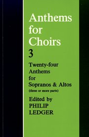 Cover for 

Anthems for Choirs 3






