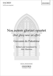 Cover for 

Nos autem gloriari oportet






