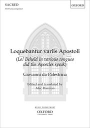 Cover for 

Loquebantur variis Apostoli






