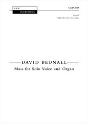 Cover for 

Mass for Solo Voice and Organ






