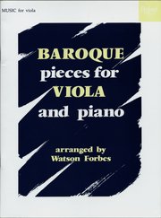 Cover for 

Baroque Pieces for Viola and Piano






