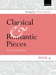 Cover for 

Classical and Romantic Pieces for Violin Book 4






