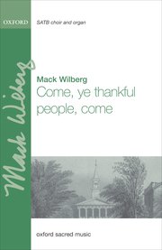 Cover for 

Come, ye thankful people, come






