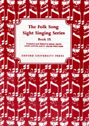 Cover for 

Folk Song Sight Singing Book 9






