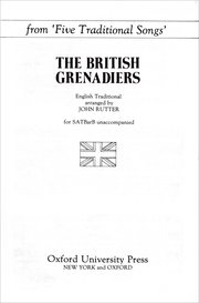 Cover for 

The British Grenadiers






