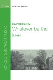 Cover for 

Whatever be the love






