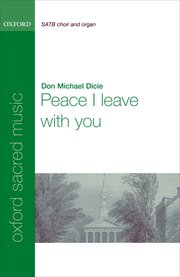 Cover for 

Peace I leave with you






