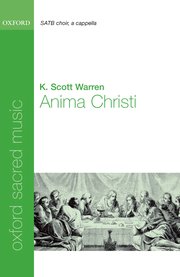 Cover for 

Anima Christi






