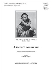 Cover for 

O sacrum convivium






