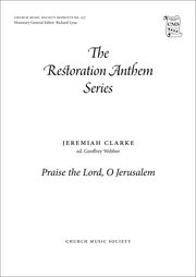 Cover for 

Praise the Lord, O Jerusalem






