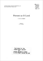 Cover for 

Prevent us, O Lord






