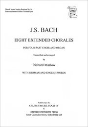 Cover for 

Eight Extended Bach Chorales for four-part choir and organ






