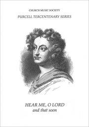 Cover for 

Hear me, O Lord, and that soon Z13B






