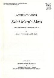 Cover for 

St Marys Mass







